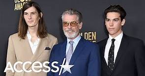 Pierce Brosnan's Sons Paris And Dylan Named 2020 Golden Globes Ambassadors