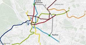 La evolución del Metro de Madrid desde 1919 hasta nuestros días, contada en un mapa interactivo