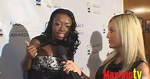 Rae'ven Larrymore Kelly Interview at the 19th Annual NAACP Theatre Awards