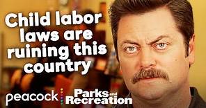 Ron but he gets progressively more Ron | Parks and Recreation