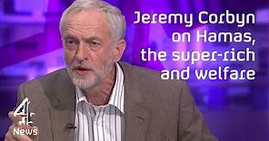 Jeremy Corbyn on Hamas, the Middle East and the super-rich