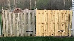 Wooden Fence Panel from Individual Pickets and Runners