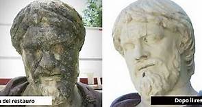Il restauro delle statue dei Daci | Giardino di Boboli