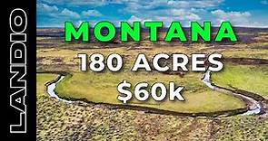 180 Acres of MONTANA Land for Sale with Creek • LANDIO