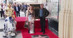 Carrie Fisher ya tiene una estrella póstuma en el Paseo de la Fama de Hollywood