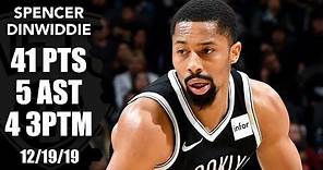 Dinwiddie notches career high 41 points in Nets vs. Spurs | 2019-20 NBA Highlights