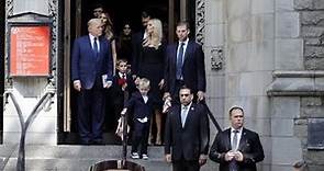 Trump ai funerali dell’ex moglie Ivana