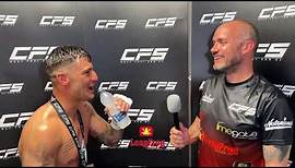 Tom Kirk's interview after his victory on Combat Fight Series 8th August 2023
