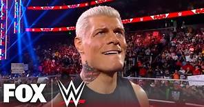 Cody Rhodes Hometown Entrance: Monday Night Raw July 17, 2023 | WWE on FOX