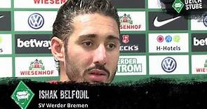 Werder-Neuzugang Ishak Belfodil im Interview nach seinem Bundesliga-Debüt