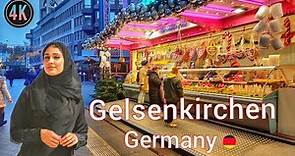 Gelsenkirchen City Germany/ Walking tour in Gelsenkirchen NRW 4k HDR 60fps