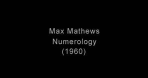 Max Mathews - Numerology (1960)