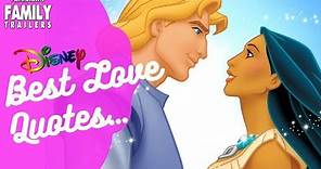 Best LOVE quotes from Disney Animated Family Movies - Valentine's Day Clip Compilation