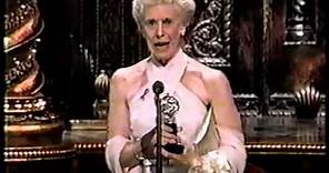 Frances Sternhagen wins 1995 Tony Award for Best Featured Actress in a Play