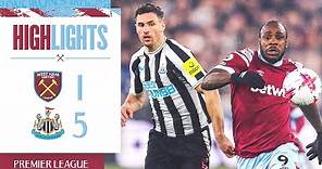 West Ham 1-5 Newcastle | Premier League Highlights