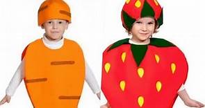 Disfraces de frutas y verduras para niños