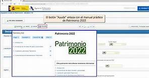 Patrimonio 2022 - Presentación electrónica de la declaración (Modelo 714)
