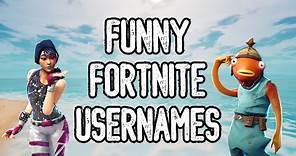 Funny Fortnite Usernames 😂 Hilarious + Inappropriate Names