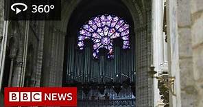 In 360: Notre-Dame cathedral before the fire - BBC News