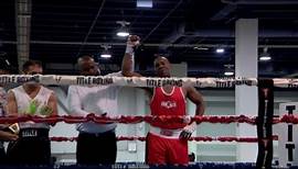 Bryan Salmond vs. John Sarkisian in the 2023 Las Vegas Masters USA Boxing fight