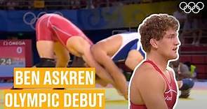 Ben Askren 🇺🇸 wins his Olympic Wrestling debut bout!