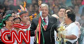 Así finalizó López Obrador su discurso como presidente en el Zócalo
