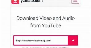 Y2mate 2024: Free YouTube Video and Audio Downloader