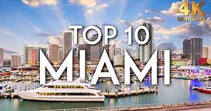 TOP 10 Things to do in MIAMI | Florida Travel Guide 4K