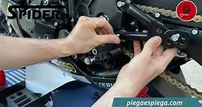 Perchè cambiare le pedane della moto, come montare e regolare le pedane SBK di Spider Racing!