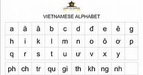 Vietnamese Alphabet (Interactive Video) - Learn Vietnamese In Saigon