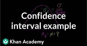 Confidence interval example | Inferential statistics | Probability and Statistics | Khan Academy