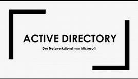 Active Directory einfach und kurz erklärt