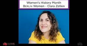 Clara Zetkin - Berlin - Women's History Month
