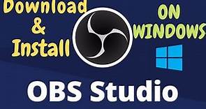 How To Download And Install OBS Studio 28.0.1 On Windows |2022|