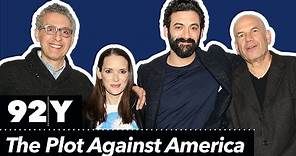 The Plot Against America: David Simon and cast with Peter Sagal