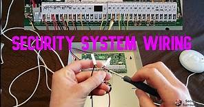 DSC Security alarm system wiring walk-through and explanation of panel and devices
