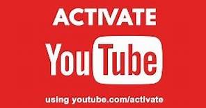 How to Activate YouTube on Samsung Smart TV using YouTube.com/activate