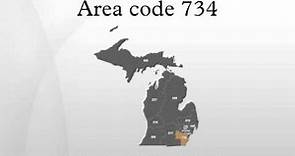 Area code 734