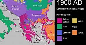 The history of the Balkan languages 4000 BC - 2021 AD