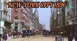 1800s New York City | Broadway Street 1896 History