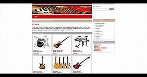 Online Musical Instrument Store in PHP | Source Code & Projects | Review