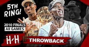 Kobe Bryant 5th Championship, Full Series Highlights vs Celtics (2010 NBA Finals) - Finals MVP! HD