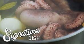 Signature Dish: Twice Cooked Octopus at La Bandera