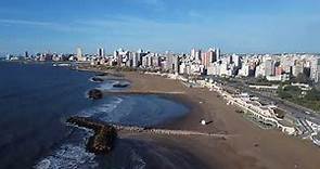 Mar del Plata en 4K: Relájate con Vistas Aéreas de Playas y Barrios.
