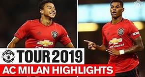 AC Milan Highlights | Tour 2019 | ICC | Reds Win On Penalties! | Manchester United