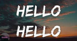 Elton John - Hello Hello (Lyrics) | Something comes to tip you off your stool hello hello hello