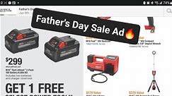 Father's Day Sale AD Home Depot
