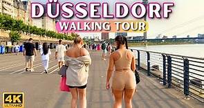 Düsseldorf City Tour | A Spectacular Walk in Germany 🇩🇪 [4k/60fps HDR]