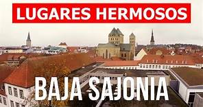 Viaje a Baja Sajonia, Alemania | Ciudades, turismo, vacaciones, naturaleza, lugares | Dron 4k video