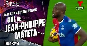 Goal Jean-Philippe Mateta - Manchester City v. Crystal Palace 23-24 | Telemundo Deportes